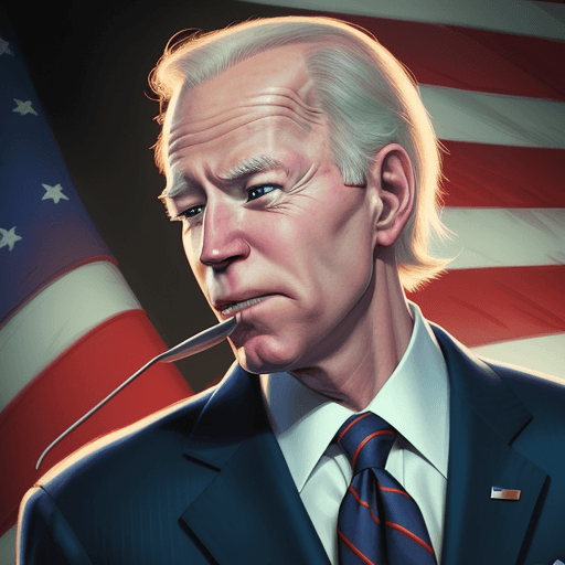 AI generated: Pinocchio as Joe Biden, american comic style by stanley artgerm, very detailed, amazing quality, tre...