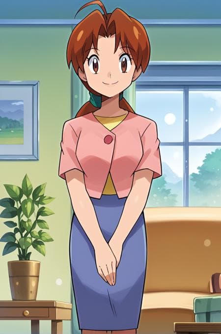 Delia Ketchum (Pokémon) [IL / Pony]