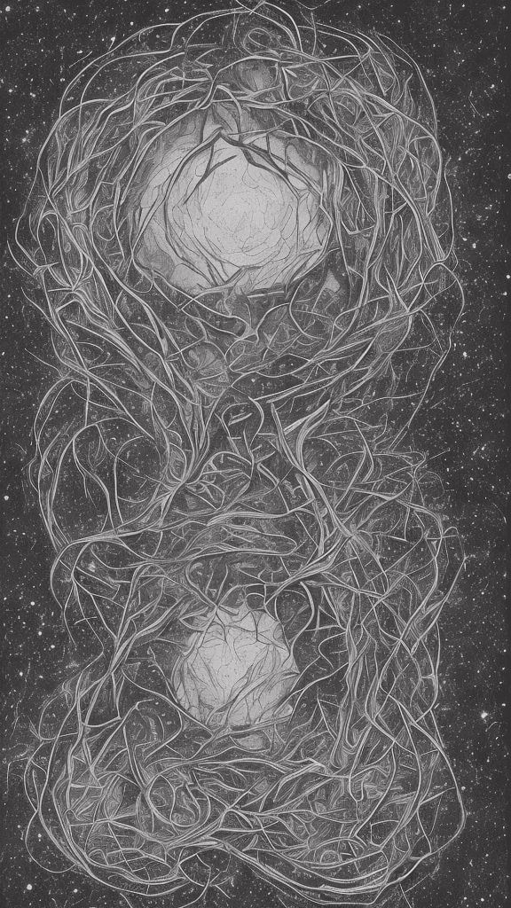 AI generated: You are dark water, under you the miles seem to have drowned all the suns in you --ar 1:2 --s 300 --...