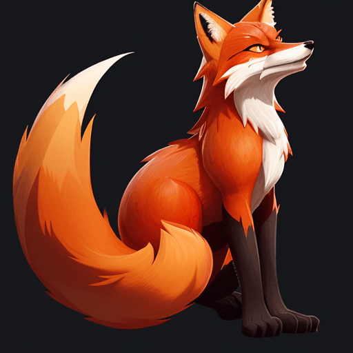 AI generated: if Firefox browser logo was a real animated fox, sharp and detailed.
