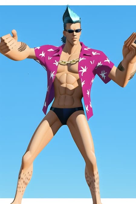 Franky Pre-TS - One Piece (LoRA) - Image 2