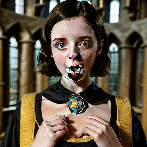 AI generated: hogwarts legacy, poppy sweeting, 4 feet tall, beautiful face, collar-bone, perfect body, tight breas...