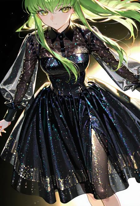 Constellation Glitter Dress - Image 3