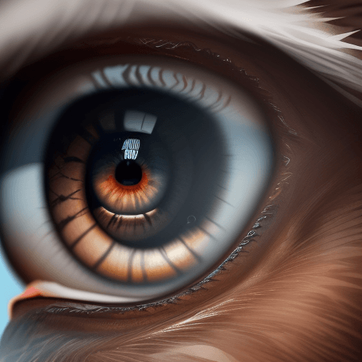 AI generated: A hyper realistic eye. A reflection in the eye of a snarling grizzly bear. Give the grizzly bear a 3...