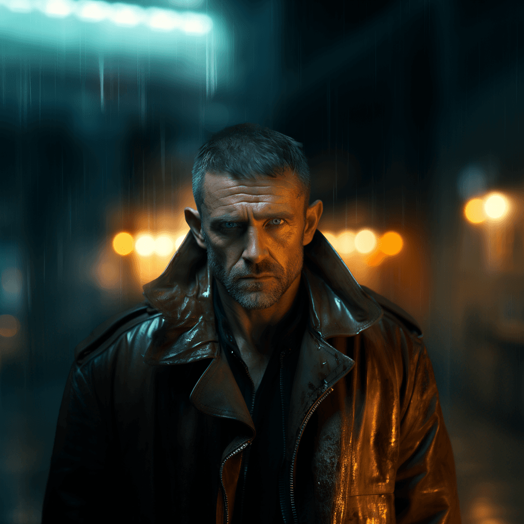 AI generated: blade runner blues, octane render, photorealistic 9, natural skin color 8, realistic 6, accurate det...