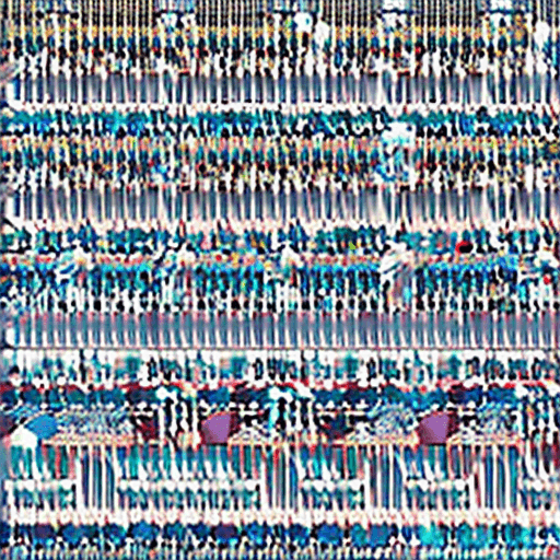 AI generated: a series of [people] are shown in isometric fashion, in the style of small brushstrokes, white backg...