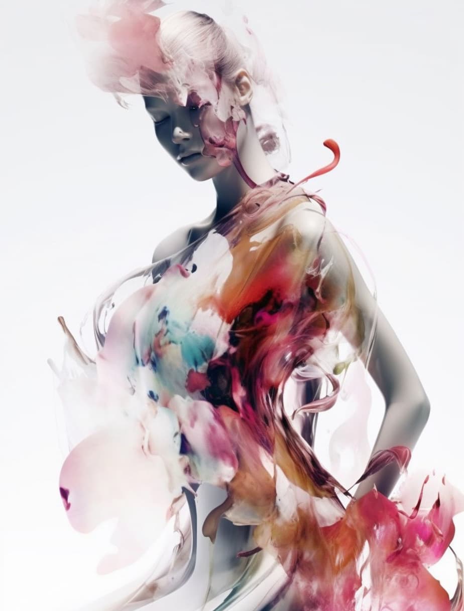AI generated: girl. every detail is perfect. High quality photo. nick knight --v 5 --ar 3:4