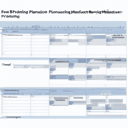 AI generated: For the following 8 items, please design a dedicated Production Planning and Control in Manufacturin...