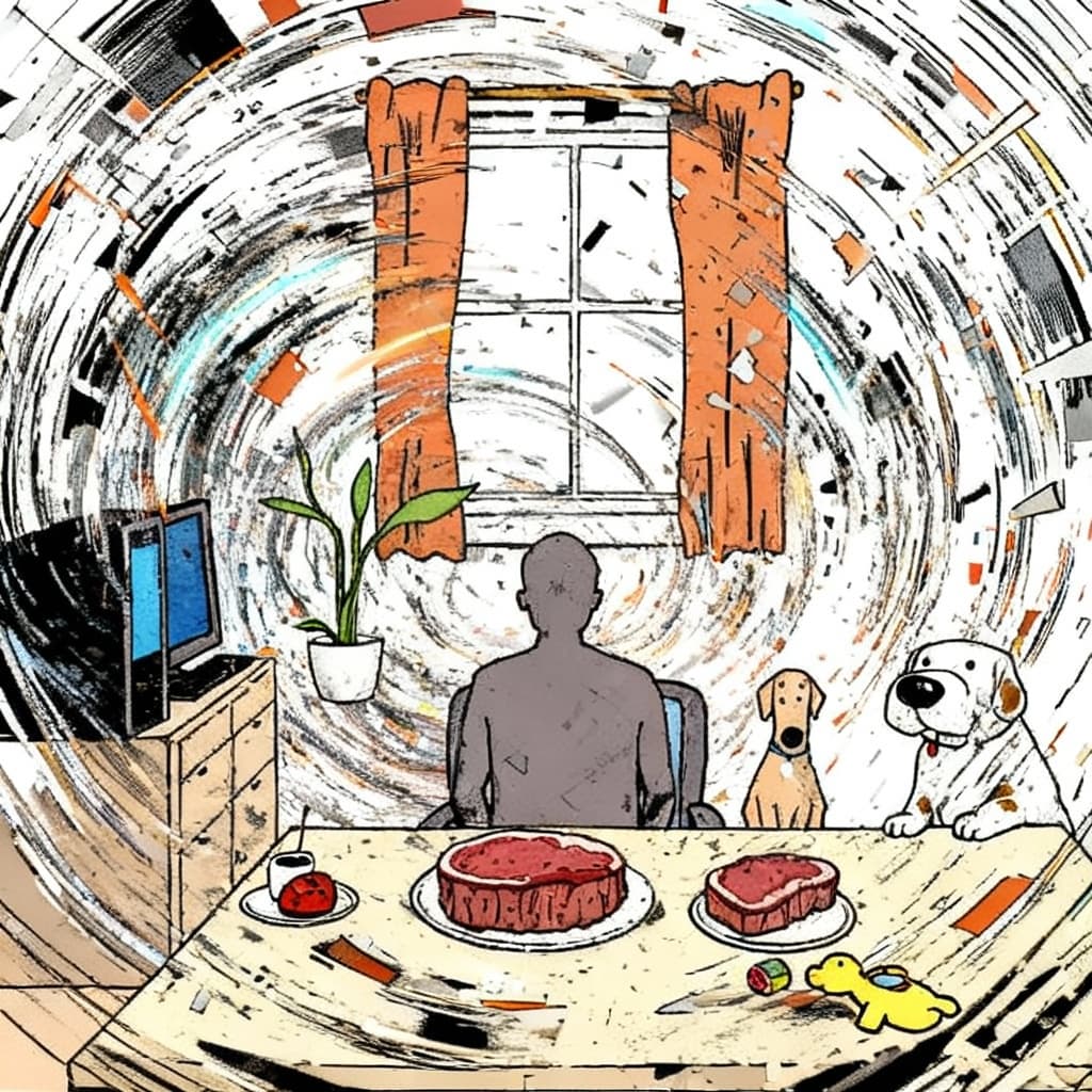 AI generated: Atomize the images
The image is a mixed-imagery, a swirl of comic energy, almost nothing.