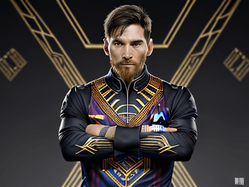 AI generated: 你好，这是必应。我可以帮你翻译以下内容：
“Messi doing the classic Black Panther pose (crossing his arms over his chest) ...