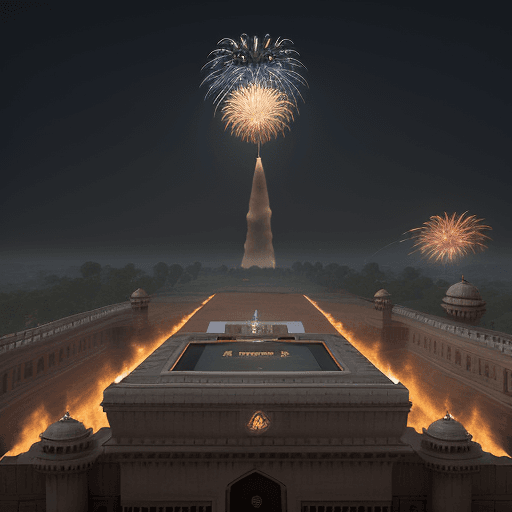 AI generated: independence day of India, unreal engine --ar 9:16. 