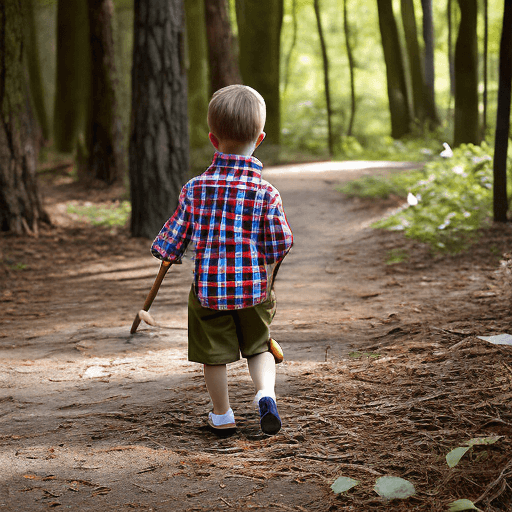 AI generated: fashion photography, editorial quality, front composition, full body,
A 3-year-old boy in a plaid sh...