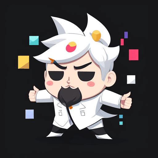 AI generated: ((style cartoon, cute Super Deformed Character, white border, high quality, colorful, Detailed illus...