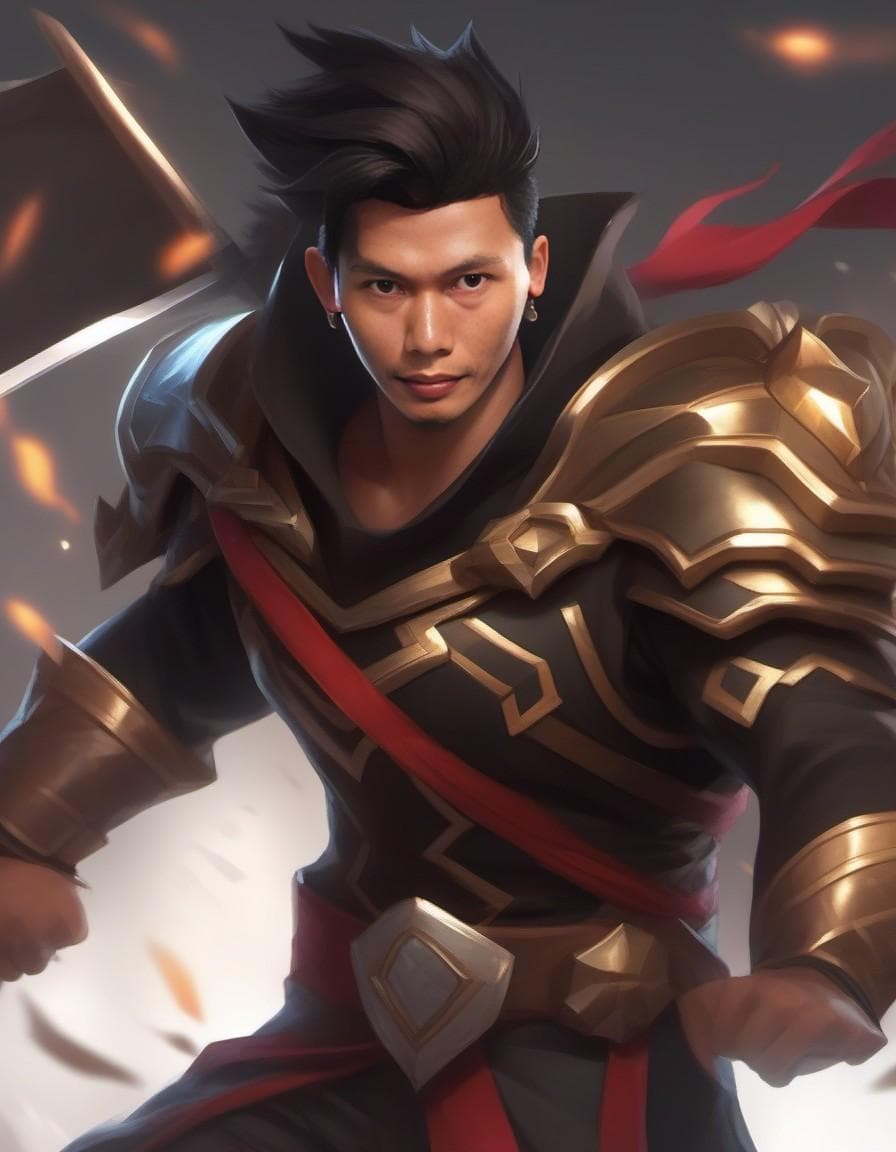 AI generated: Embark on a high-energy journey with Palestine as the central figure of League of Legends. Utilizing...