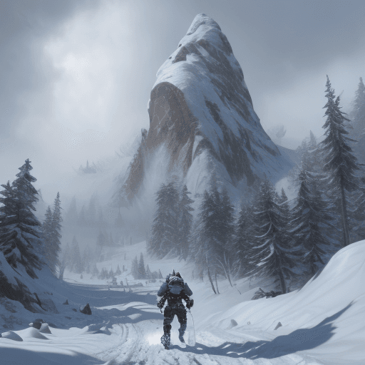 AI generated: blizzard , extremly realistic