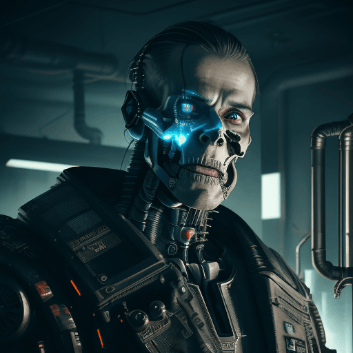AI generated: Cyberpunk, sci-fi, dark-fantasy, kodak portrait 400, 8k, soft light, volumetric lighting, highly det...