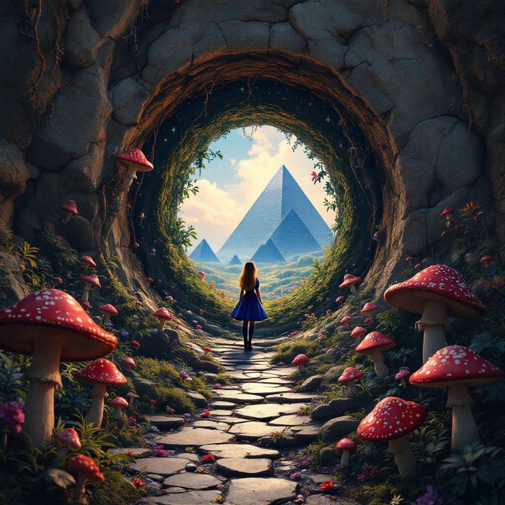 AI generated: In high, surreal, psychedelic detail and rendered in 8k. Reality is merely an illusion, albeit a ver...