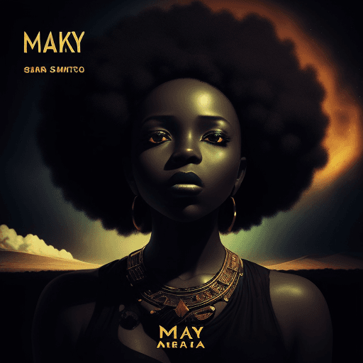AI generated: Create a cover for the music album african Afrobeats singer, Ma’aky, and Afro album. The album shoul...