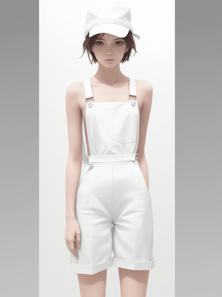 AI generated: Draw a light white image with a brief overall style.