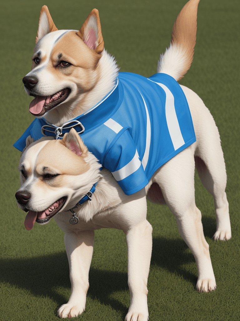 AI generated: un perro pero con pedigree 