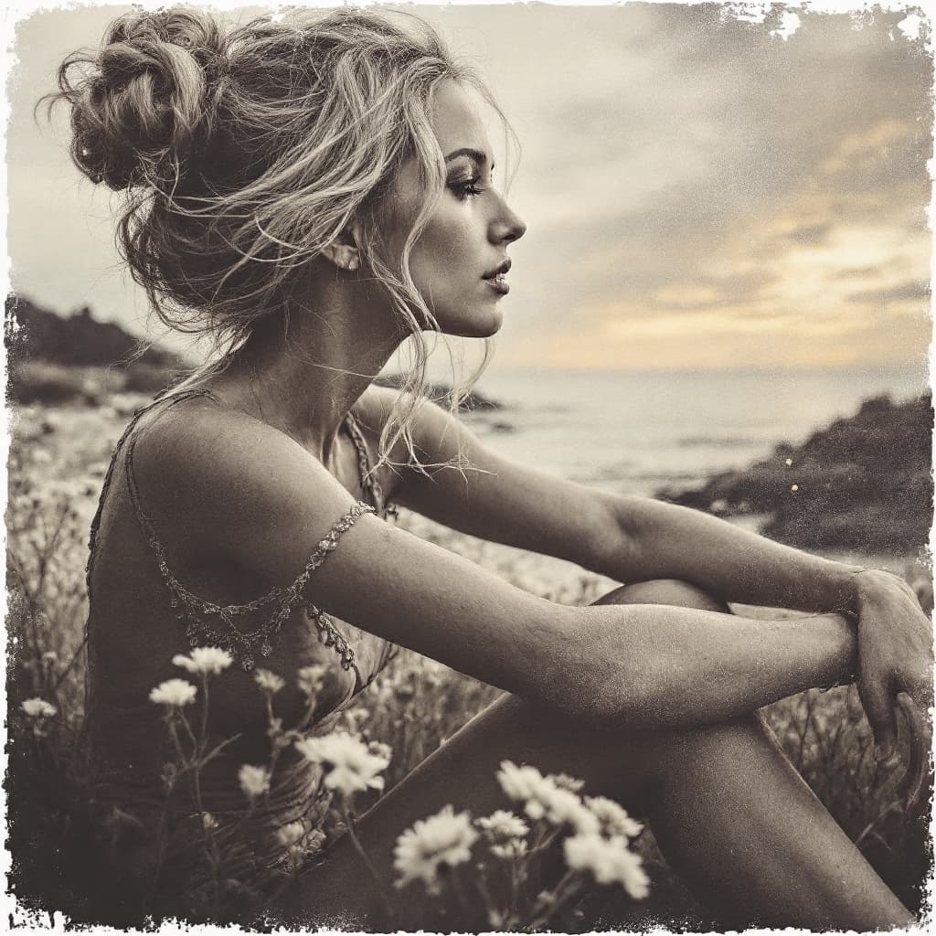 AI generated: Create an image like this for a woman's social media use.