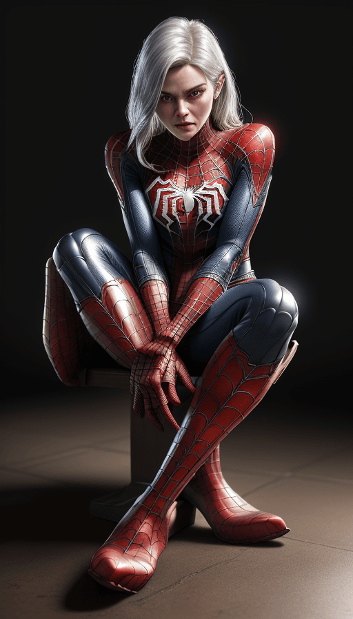 AI generated: boots on the table with the design and character of Spiderman boots is gold and red
dark, no waterma...