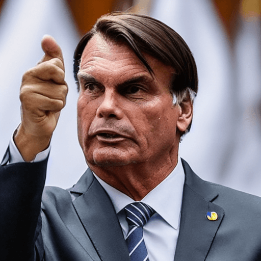 AI generated: face presidente Jair  Bolsonaro