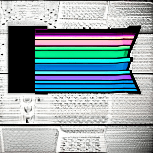 AI generated: Synthwave Tropical nation flag with a palm tree at the center, blue, black, white colors