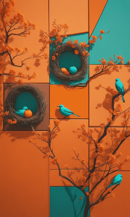 Orange & Teal - Image 3