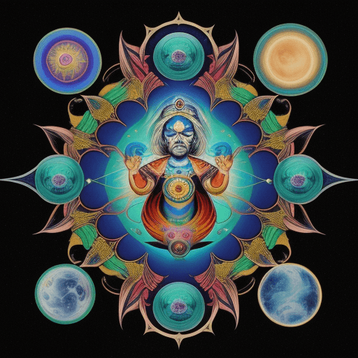 AI generated: mestre cosmico mental
