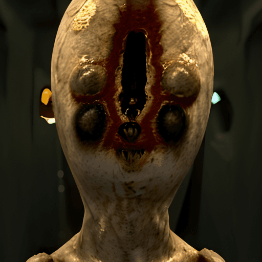 AI generated: day, RAW photo, upper body, scp173,<lora:scp173:1> close-up