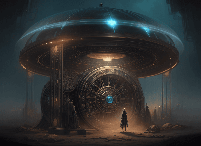 AI generated: time travel machine, future, time travel, illustration, high quality, details, intricate, atmosphere...