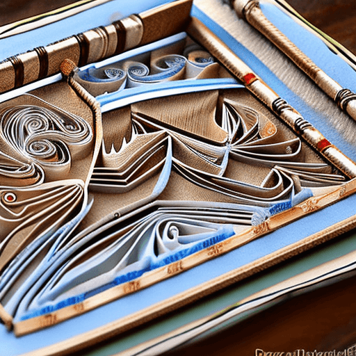 AI generated: ancient map, Paper quilling, paper cut art, paper illustration::5 very detailed, 8k::2