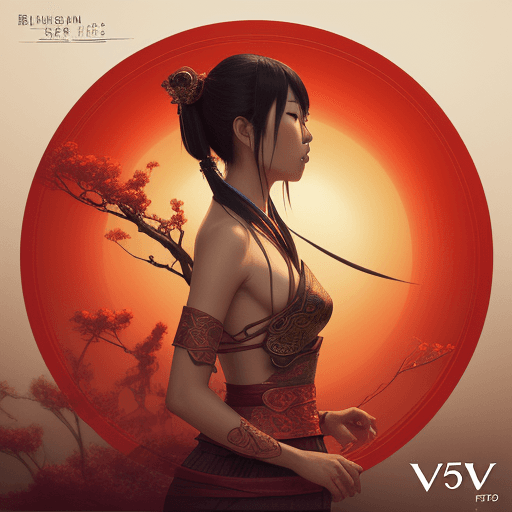 AI generated: delicious, epic, oriental asien, ambient music, album art - V5
