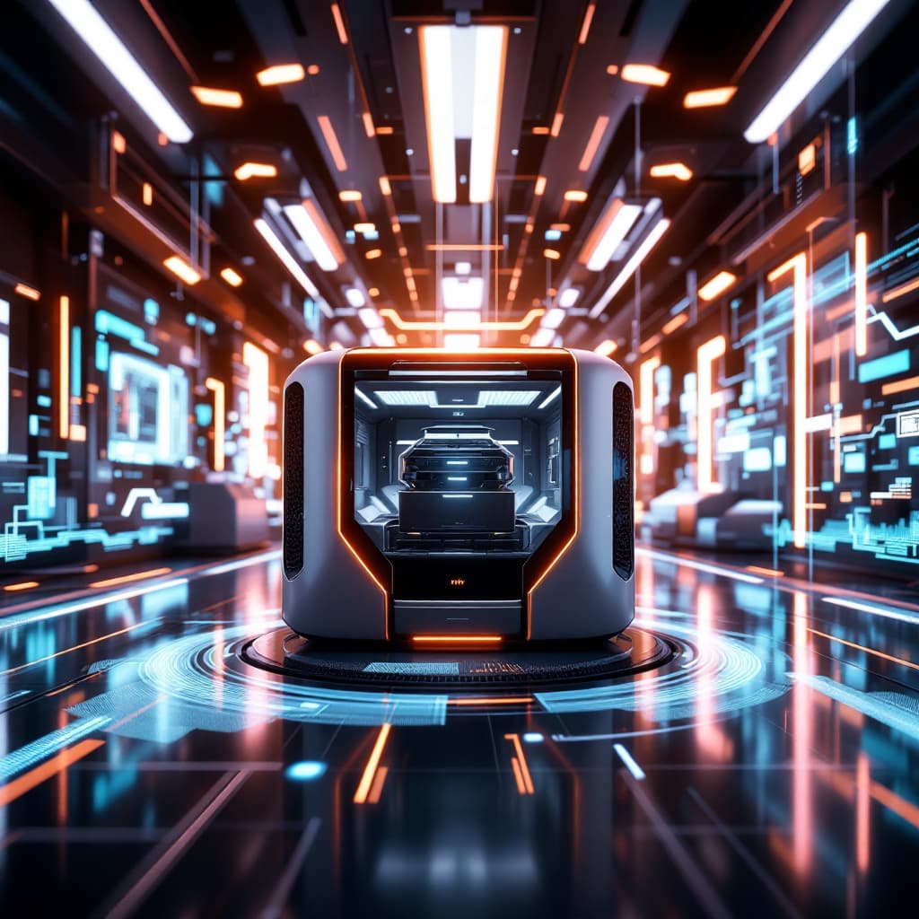 AI generated: Create an ultra-wide, 3D cinematic image of the second-generation PicoPlus machine, highlighting its...