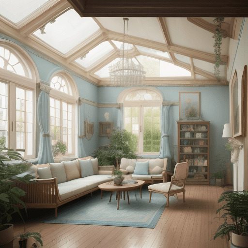AI generated: High resolution photography interior design, dreamy sunken living room conversation pit, wooden floo...