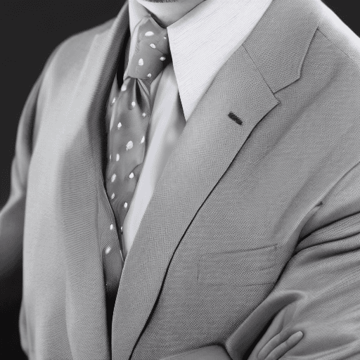 AI generated: A professional and sophisticated business portrait of a person in formal attire. The person should b...
