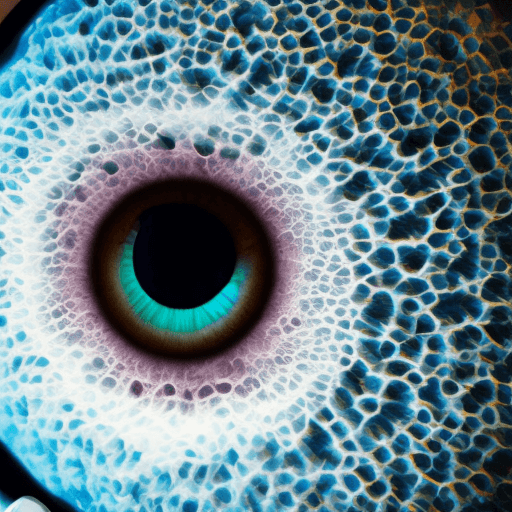 AI generated: Una imagen de un dos ojos sentados en un sofá dentro de una óptica leyendo un libro.