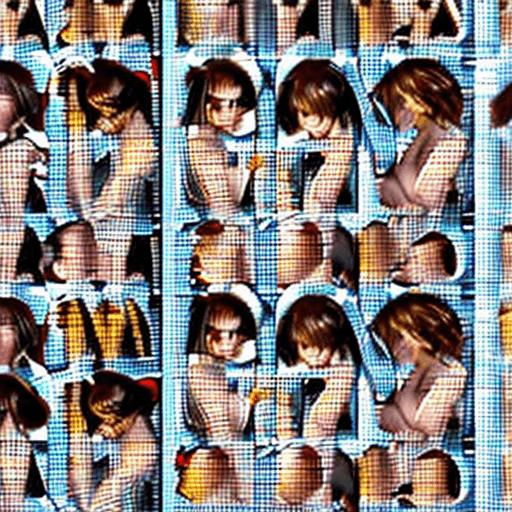 AI generated: Emma Watson, naked, in a crowd of naked girls, grabbed, molested, attacked, fighting, mobbed, surrou...