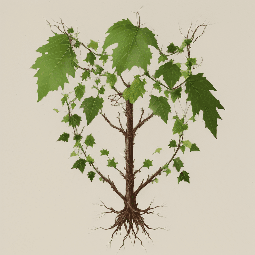 AI generated: vine Scion-Rootstock
