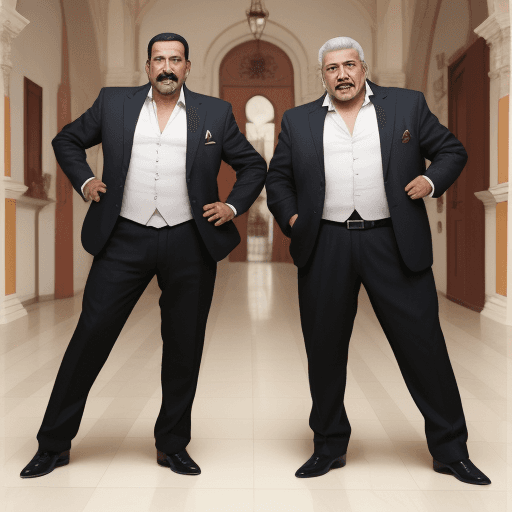 AI generated: dos hombres abrazados
