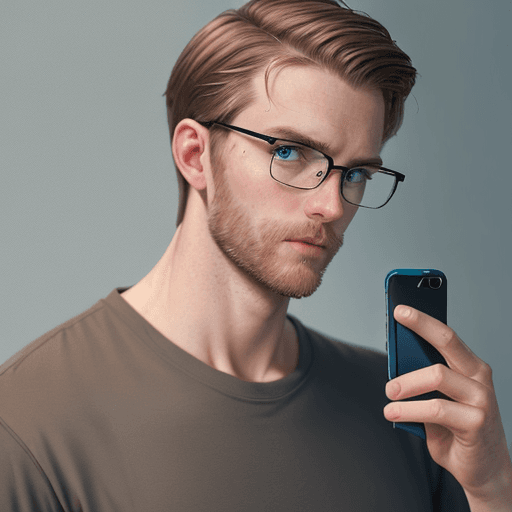 AI generated: The highest quality camera, Hyperealistic Film Photography portrait of an English male named Tom, wh...