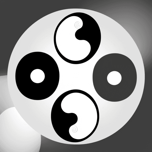 AI generated: Symbol ying yang
