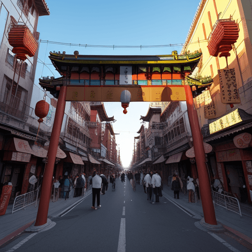AI generated: chinatown
