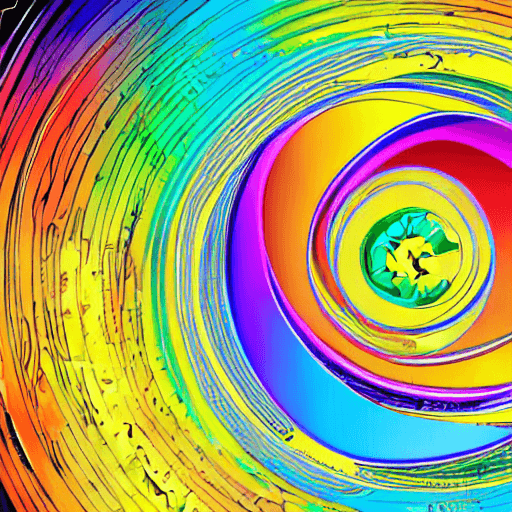 AI generated: data visualization, infographic, abstract, illustration, extremely detailed, deep color canvas, line...
