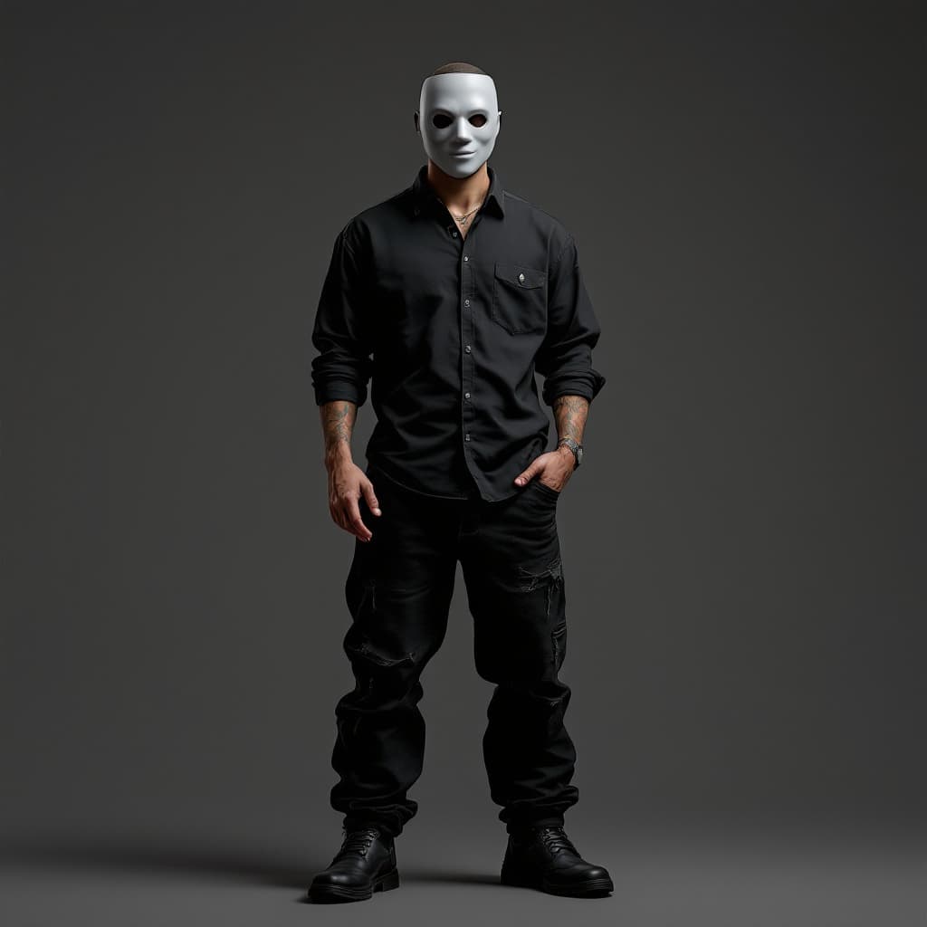 AI generated: create a tall full body head to toe png image model looking perfectly at me the viewer with realisti...