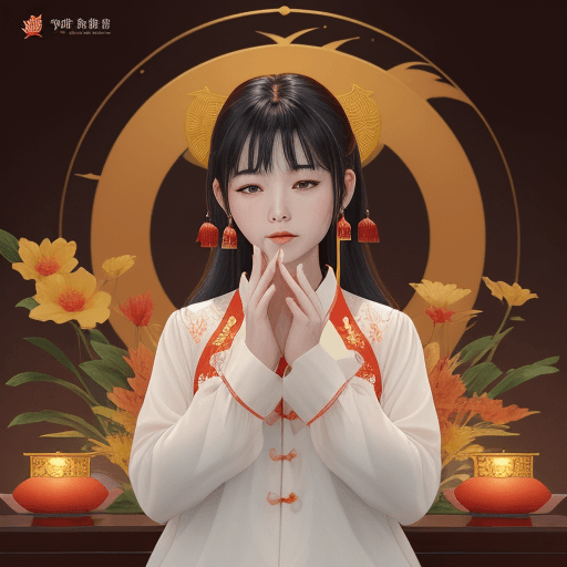 AI generated: Ài mǐ lì yǒngyǒu fěnsè de duǎnfǎ, yǎnshén chōngmǎn wēnróu, tiánjìng ér yōuyǎ, xiàng tiānshǐ yīyàng d...