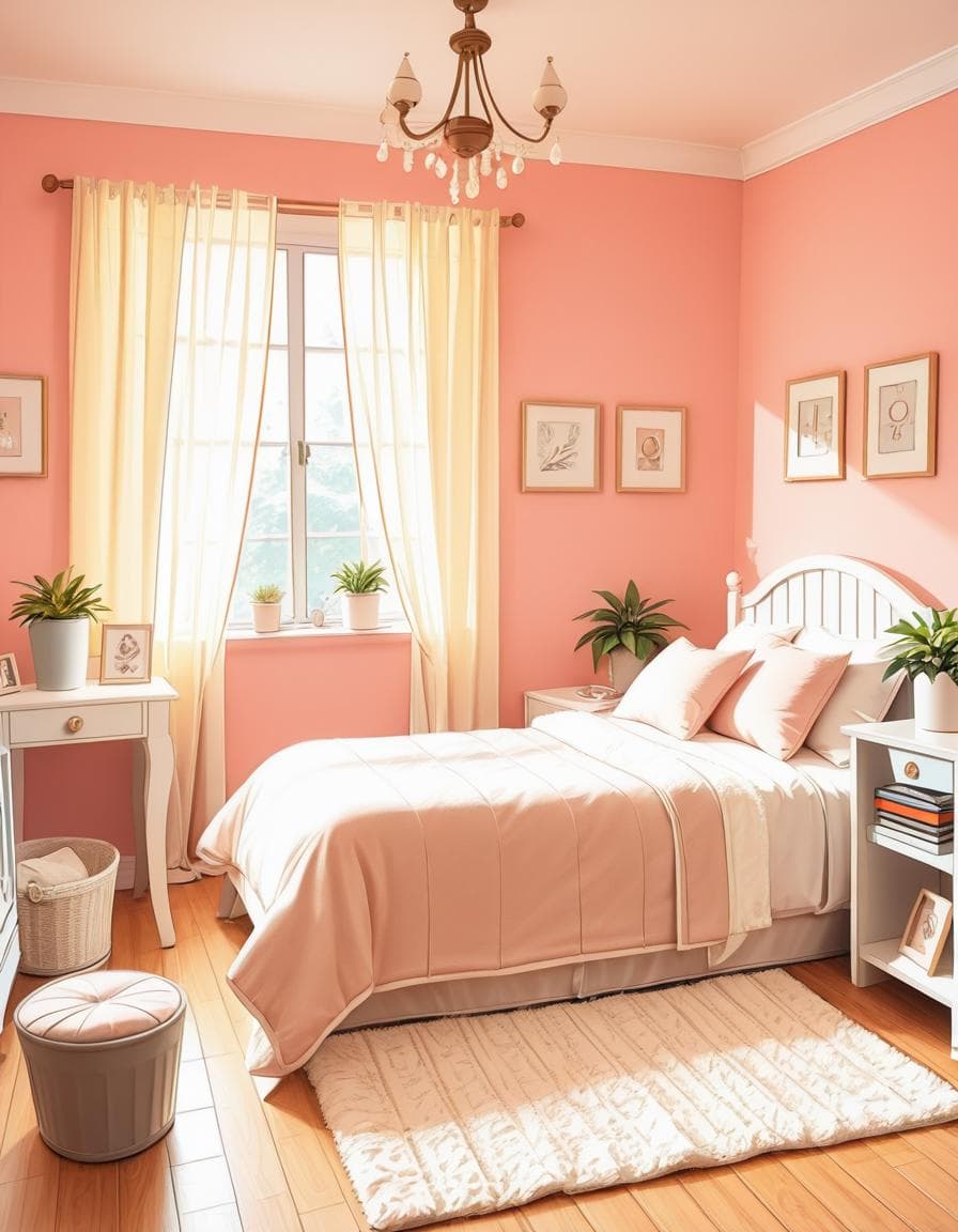 Girl bedroom illustrious