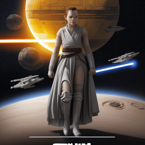 AI generated: a solar in star wars movie