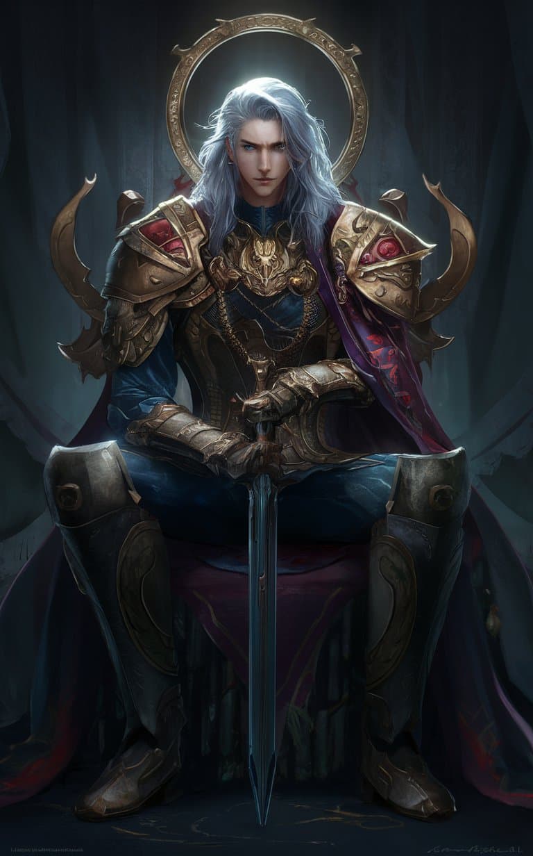 AI generated: patience is his weapon and soon his foe's overconfidence will be their downfall